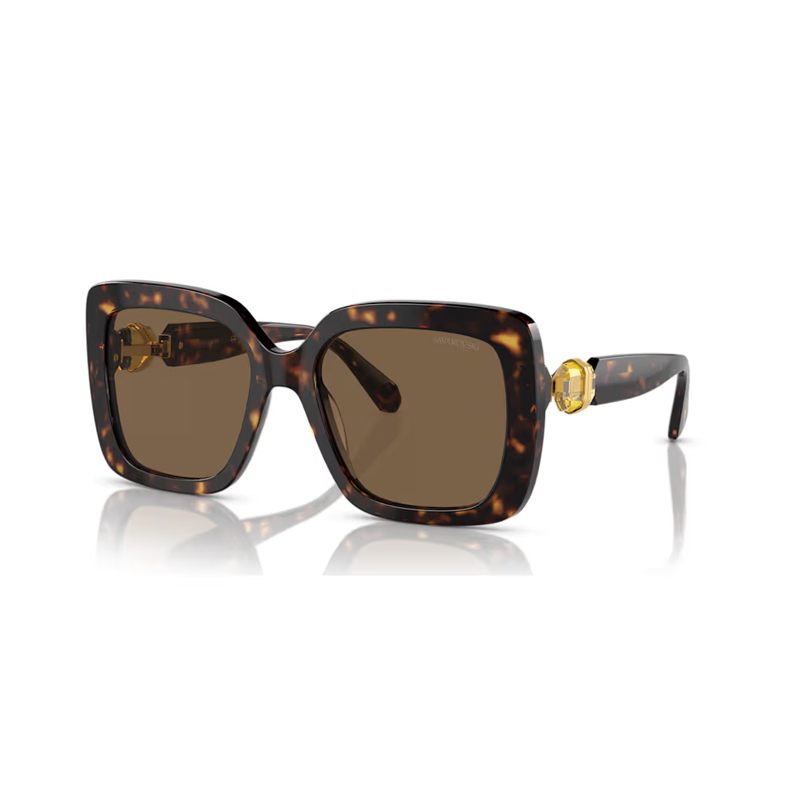 Oversized tortoiseshell sunglasses, Swarovski
