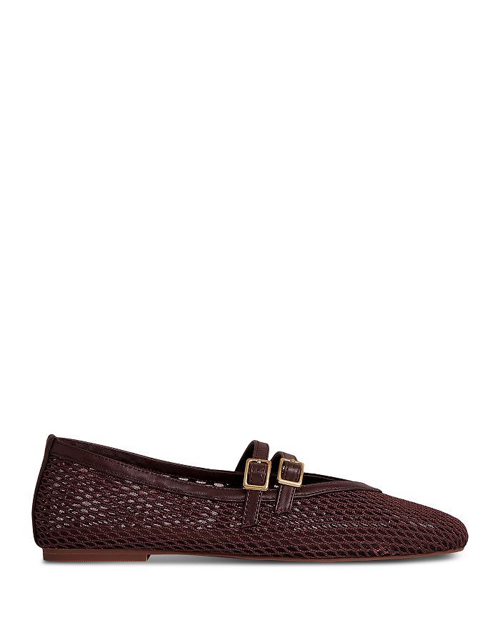 Reiss Elspeth Mesh Hardware Ballerina Flats
