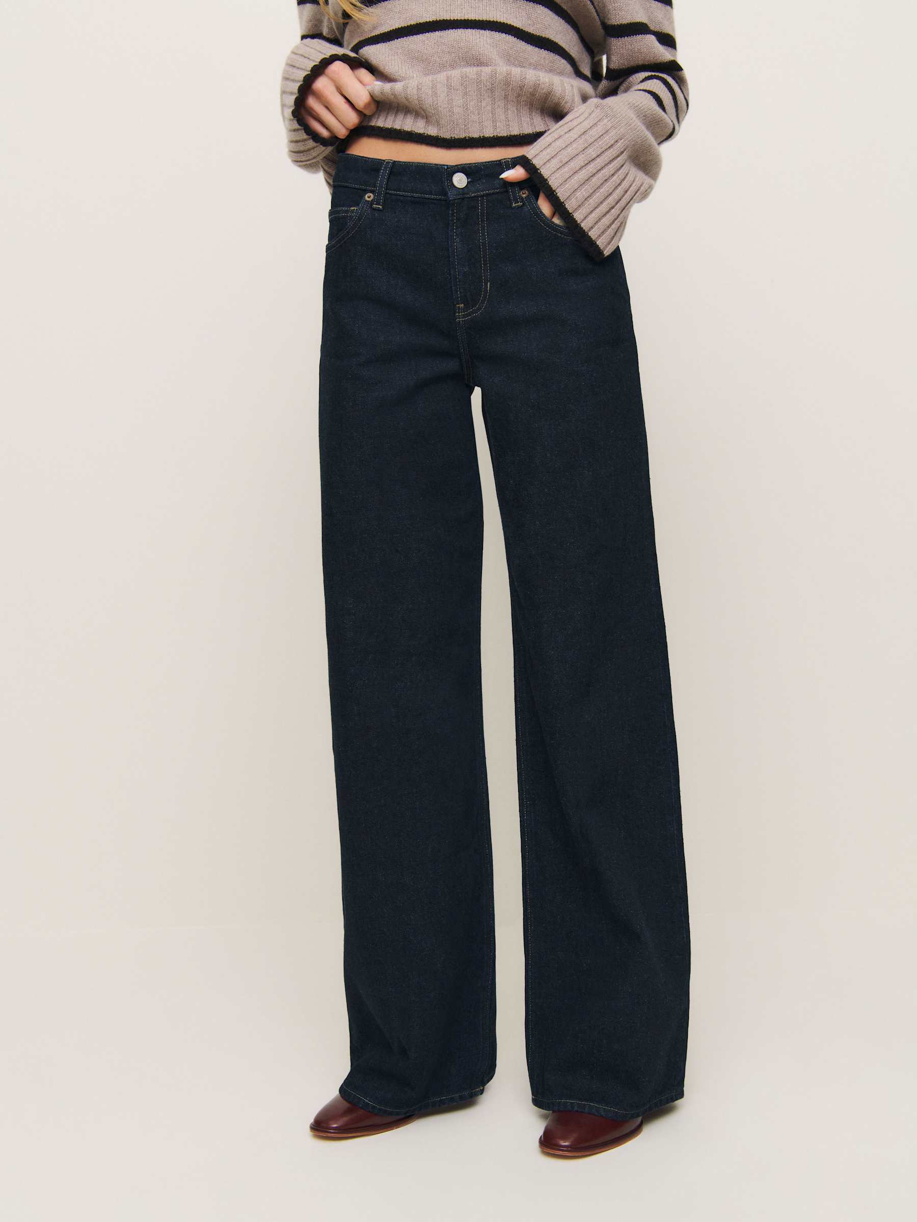 Cary Low Rise Slouchy Wide Leg Jeans