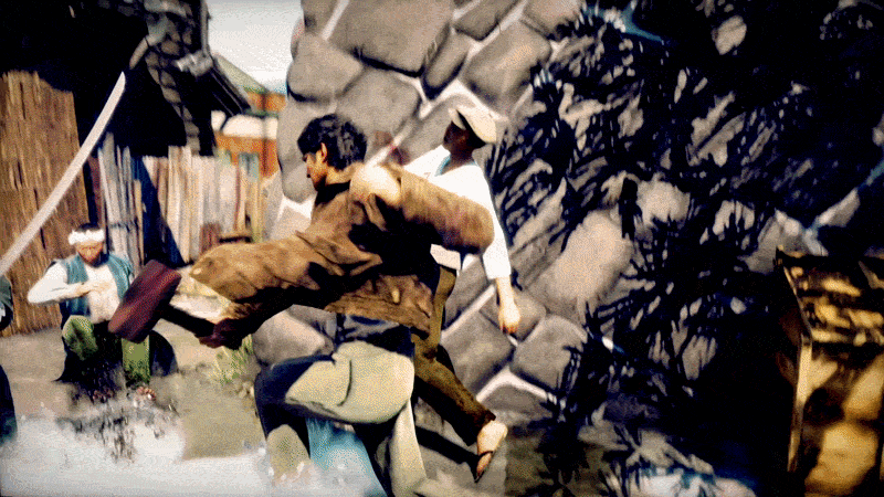 GIF of Stranger Than Heaven combat