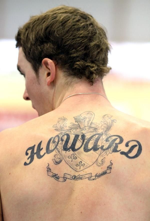 Leigh Howard (Australia) has great family pride