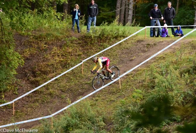 Ellen Noble (JAM Fund) led on lap one and put in a very solid race