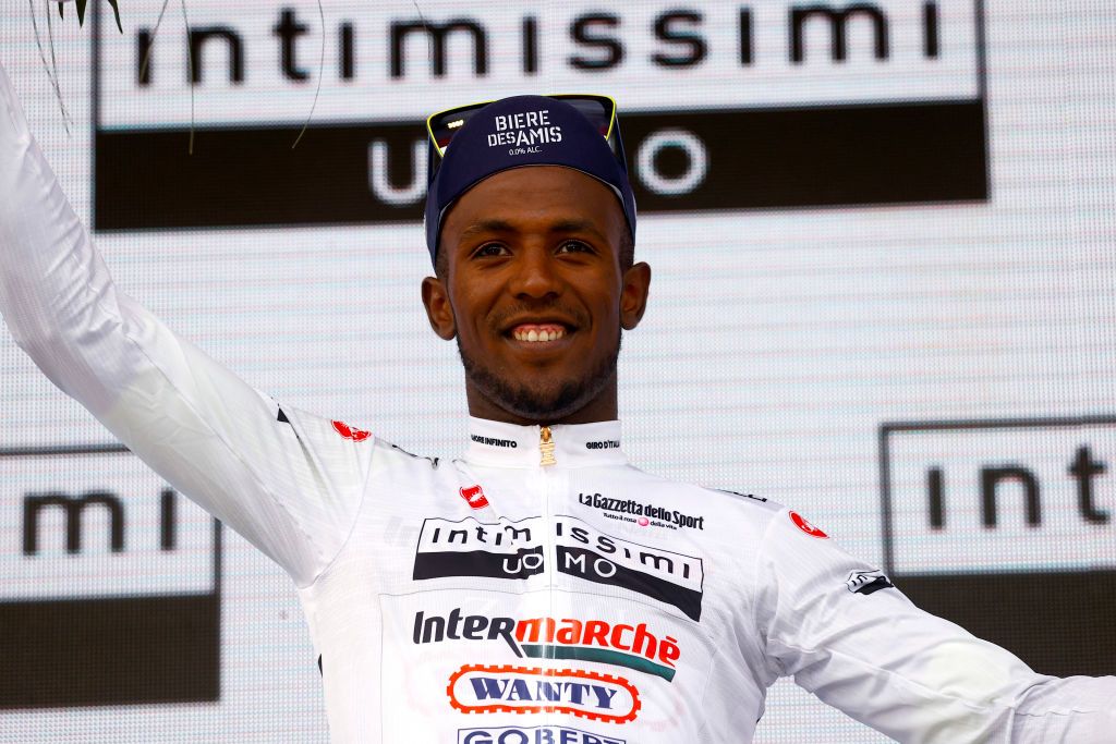 Biniam Girmay finished second on stage 1 at the Giro d&#039;Italia and is leading the best young rider classification