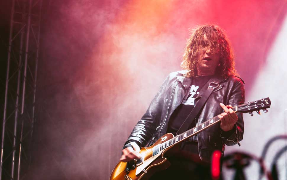 Dan Hawkins onstage