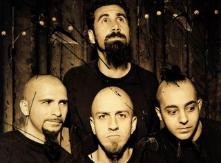 System Of A Down posing for a photograph