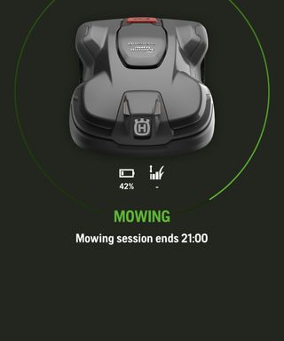 app for a robot lawn mower
