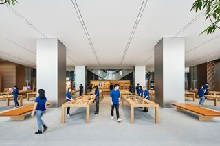 Apple Myeongdong Opening Preview Interior