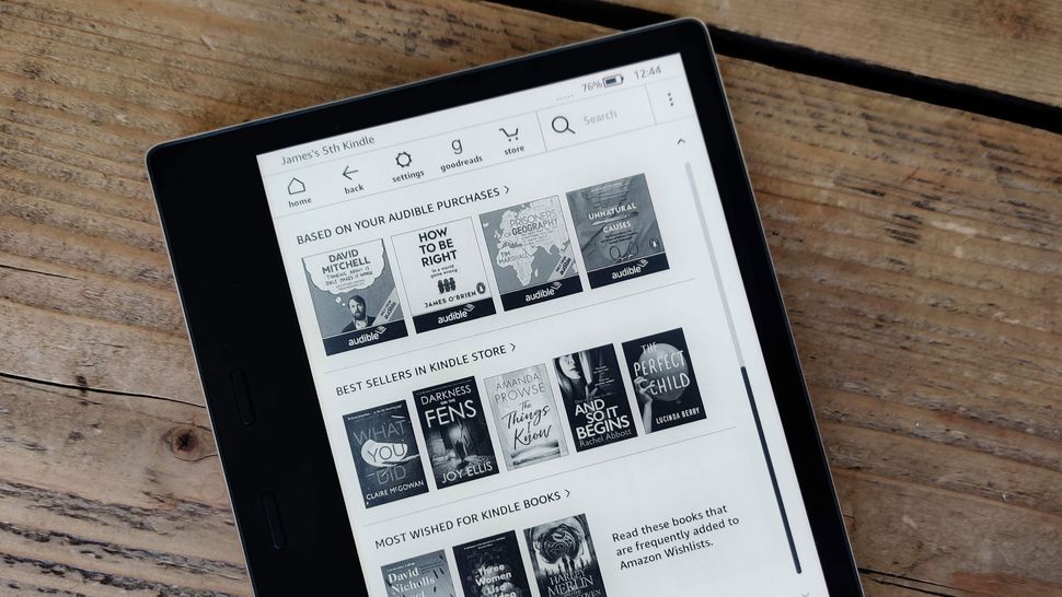 amazon kindle oasis