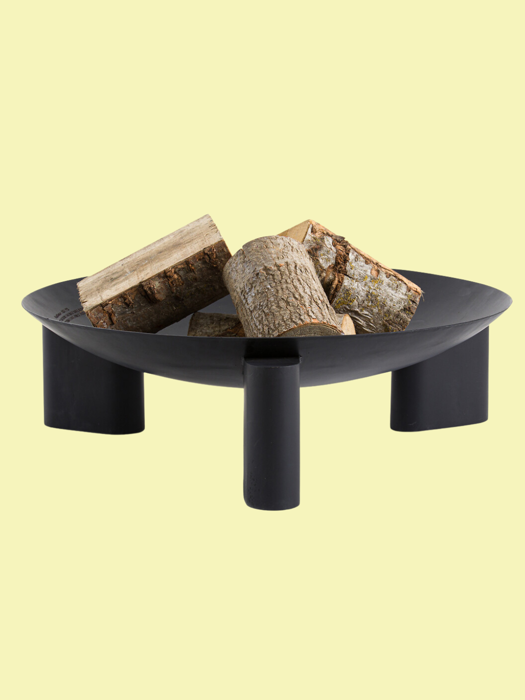 A black brazier fire pit from AM.PM