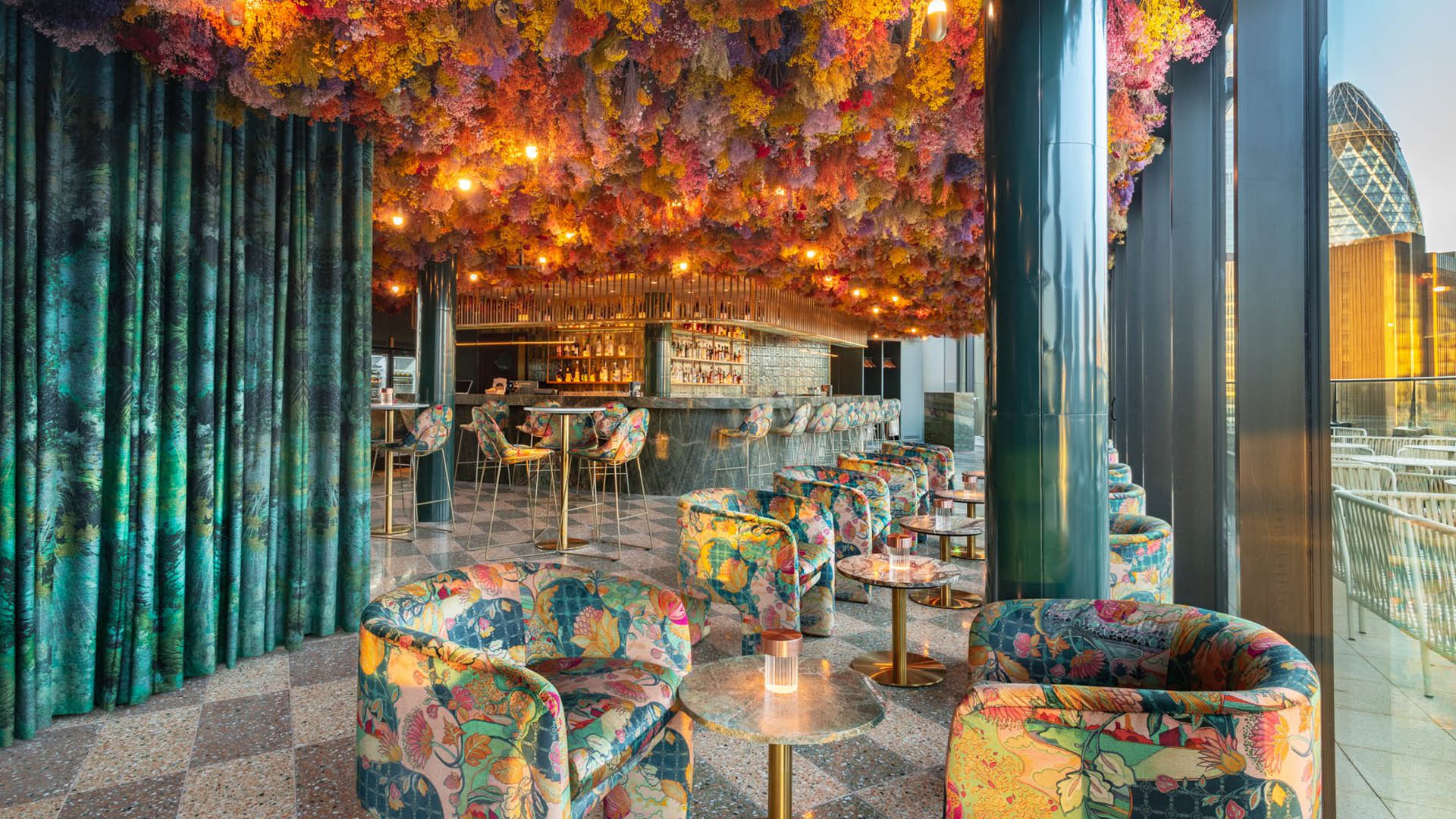A photo of the Florratica cocktail bar.