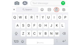SwiftKey keyboard on iPhone