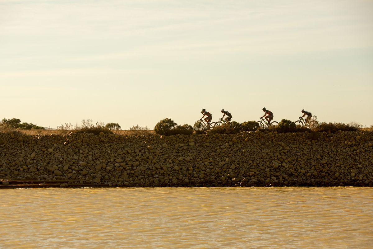 Riders on stage 5 of the Cape Epic