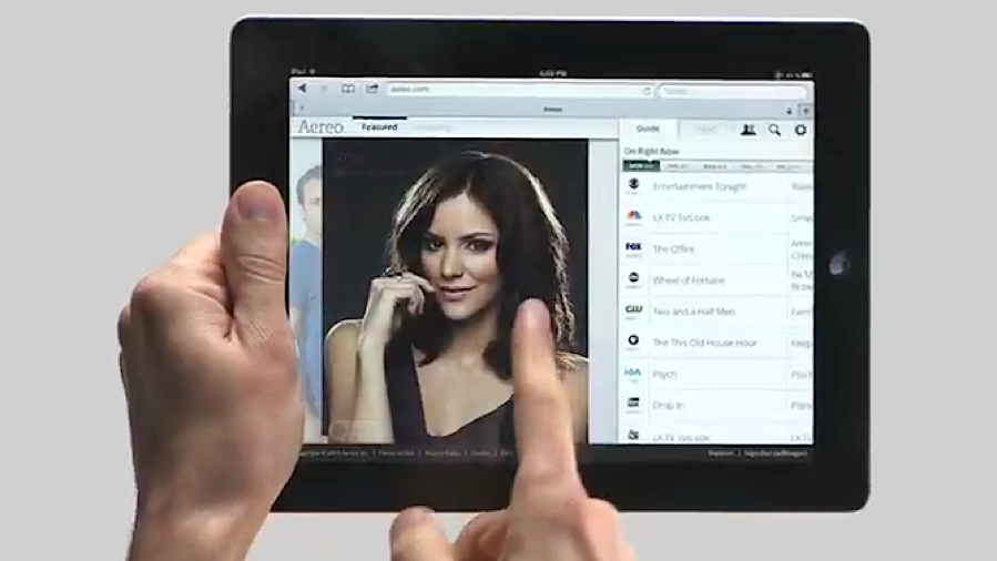 Aereo on iPad