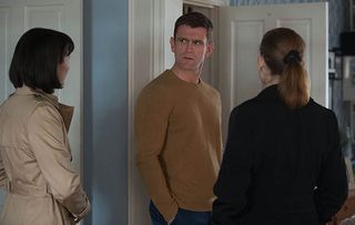 EastEnders Jack Branning and two police officers