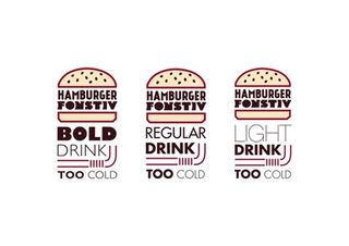 burger typography branding