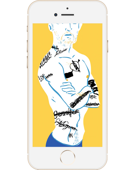"Tattoo the name of your soul mate" by Liran Raviv