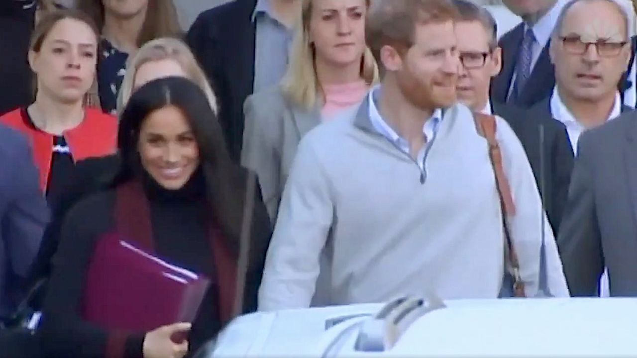 Prince Harry and Meghan Markle in Australia