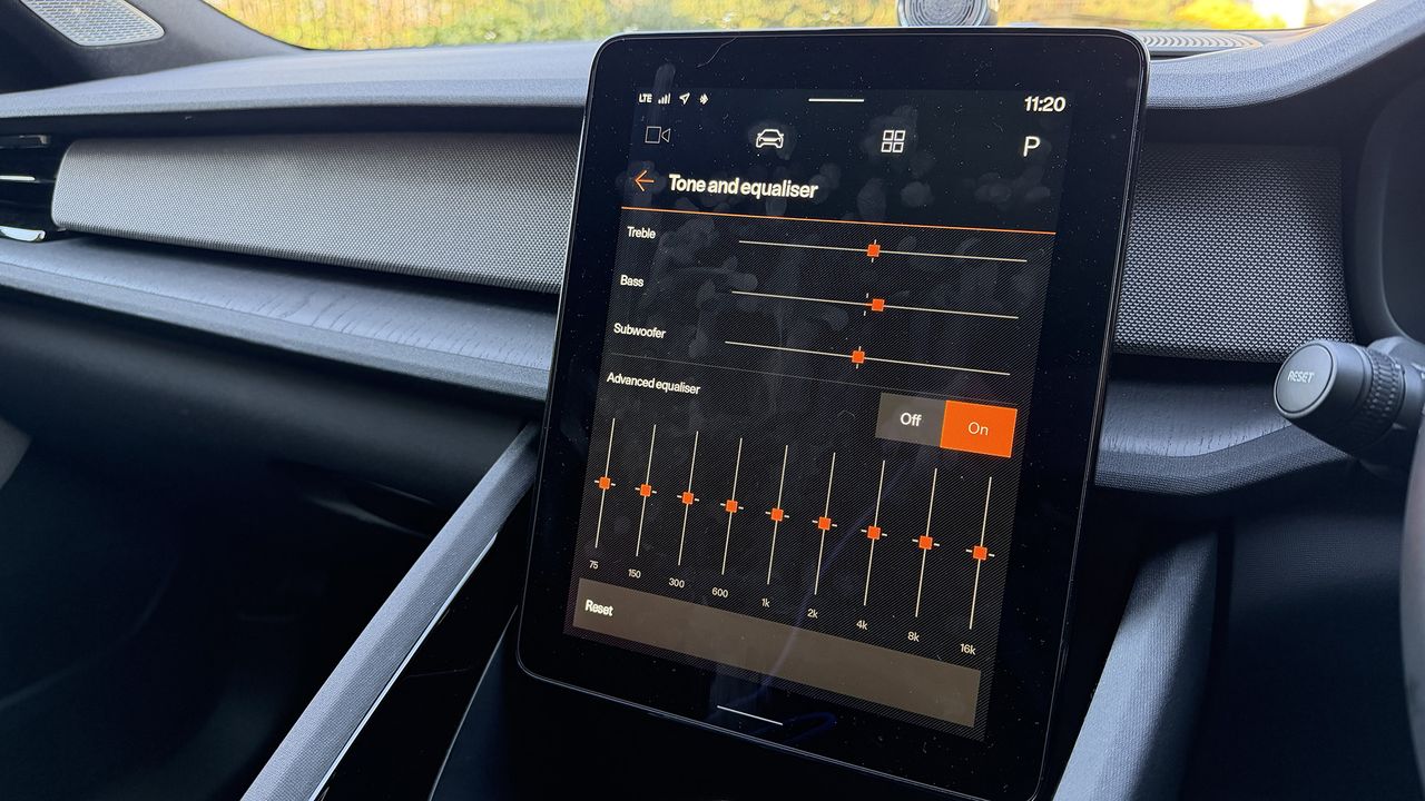 Polestar 2 with Bowers &amp; Wilkins sound system