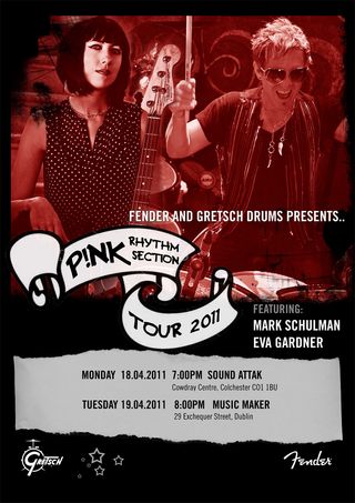 Pink's rhythm section tour poster