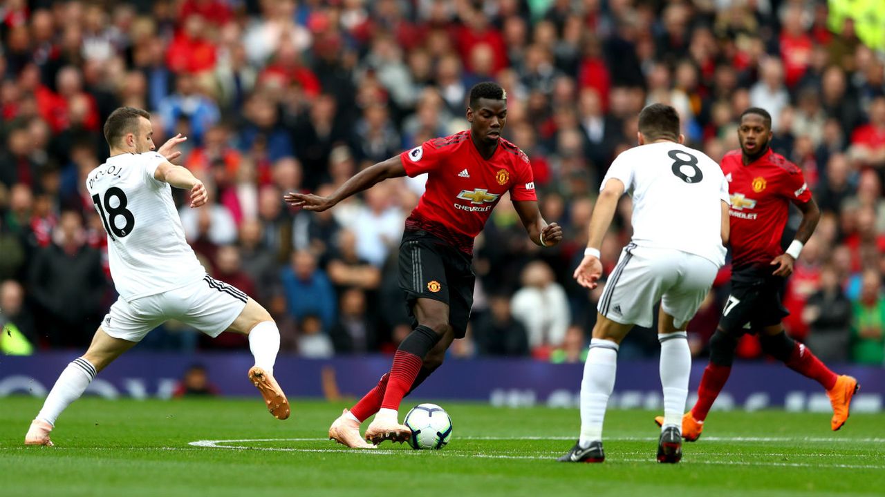 Paul Pogba Man Utd 1 Wolves 1 Premier League