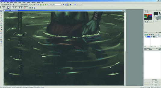 Top tips for drawing a character submerged in water