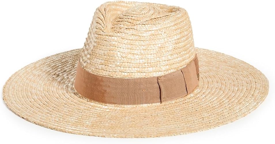 Brixton, Brixton Women&#039;s Joanna Straw Hat, Honey/lion, Tan, Xs