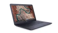 HP Chromebook 14 mot en vit bakgrund