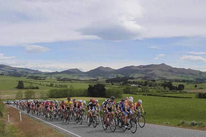 The Tour of Southland can be brutal and amazing. This was taken on a rare calm day on the race which takes in the southern tip of New Zealand.