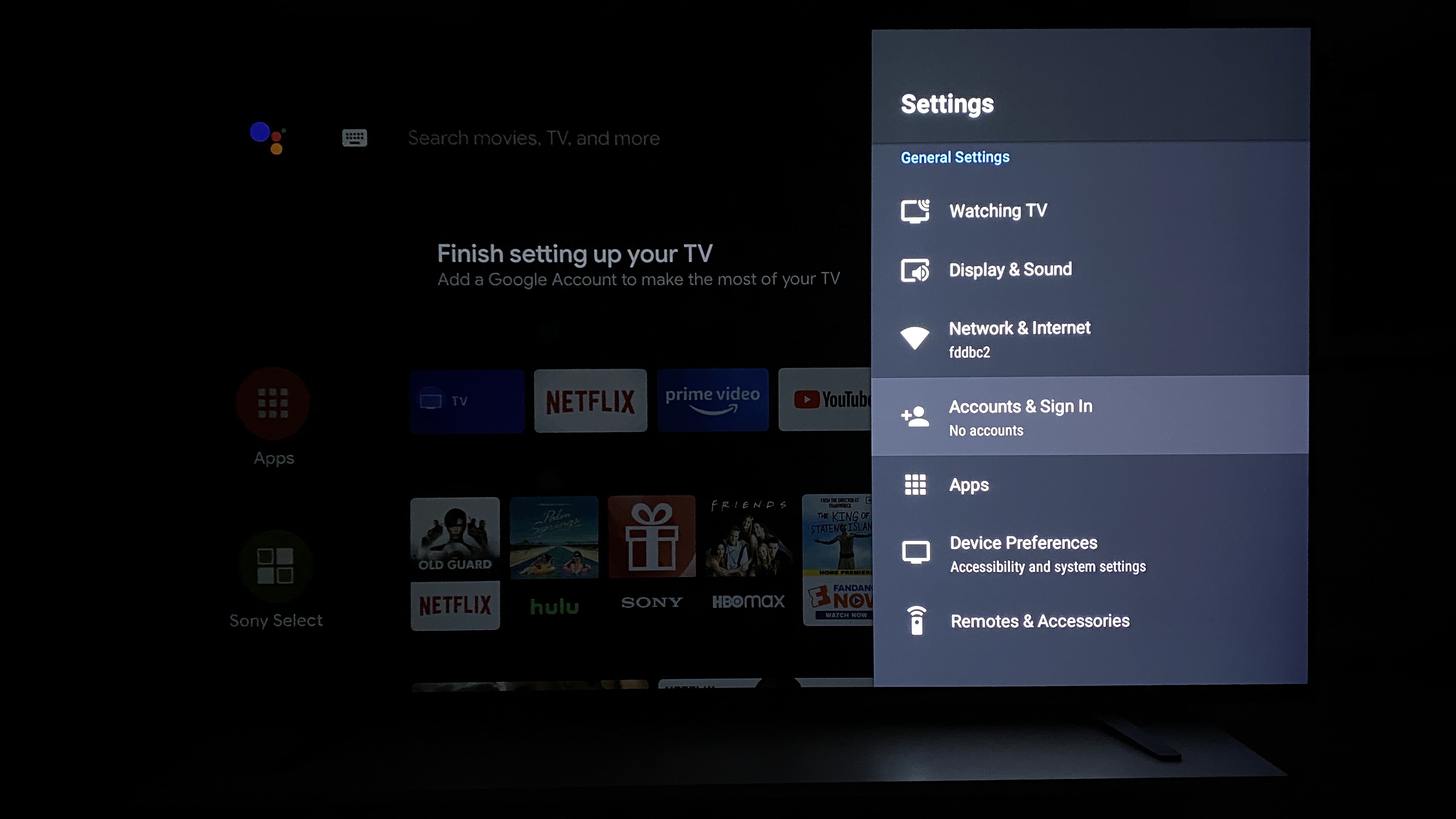 How to set up Google Assistant on Sony Android TV