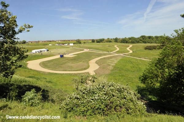 The start loop and finish circuit of the 2012 Olympic mountain bike course.