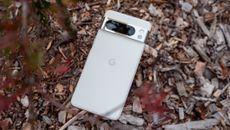 The matte glass on the back of the Google Pixel 8 Pro