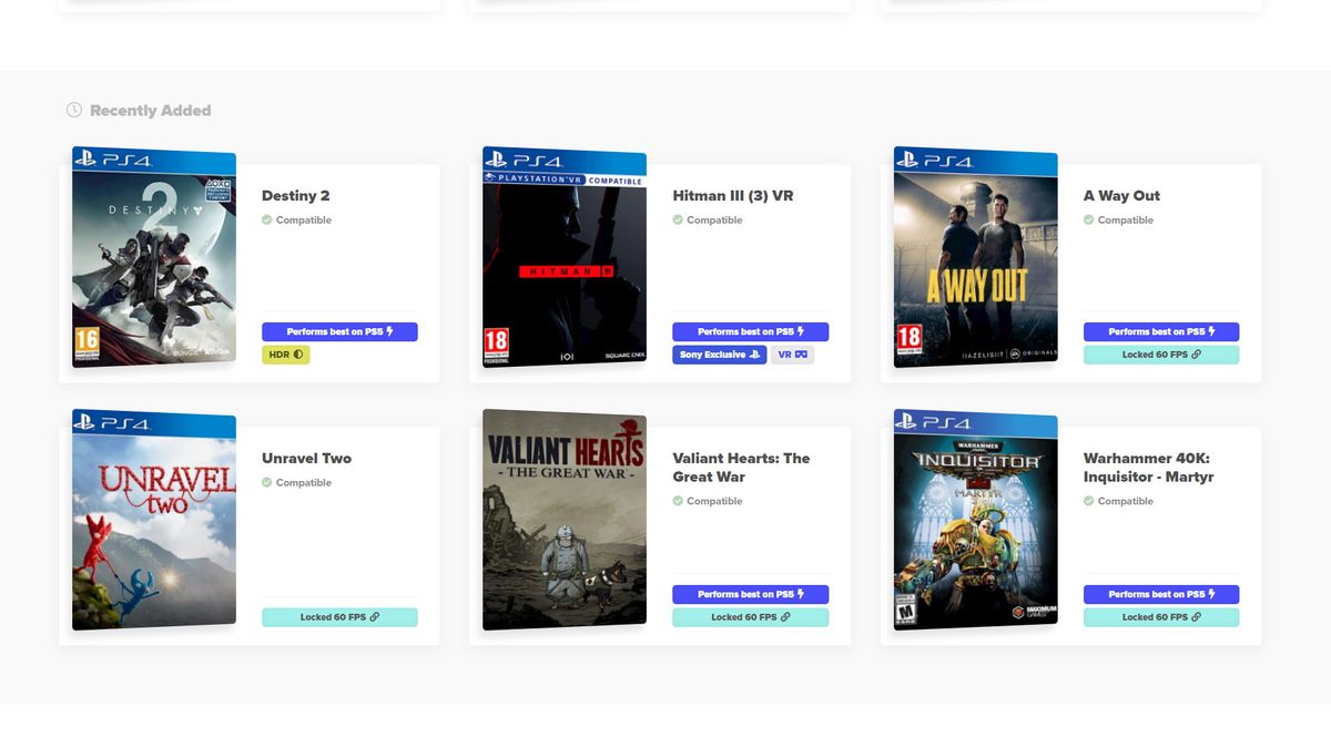 See how more than 500 PS4 games run on PS5 with this searchable fanmade  site