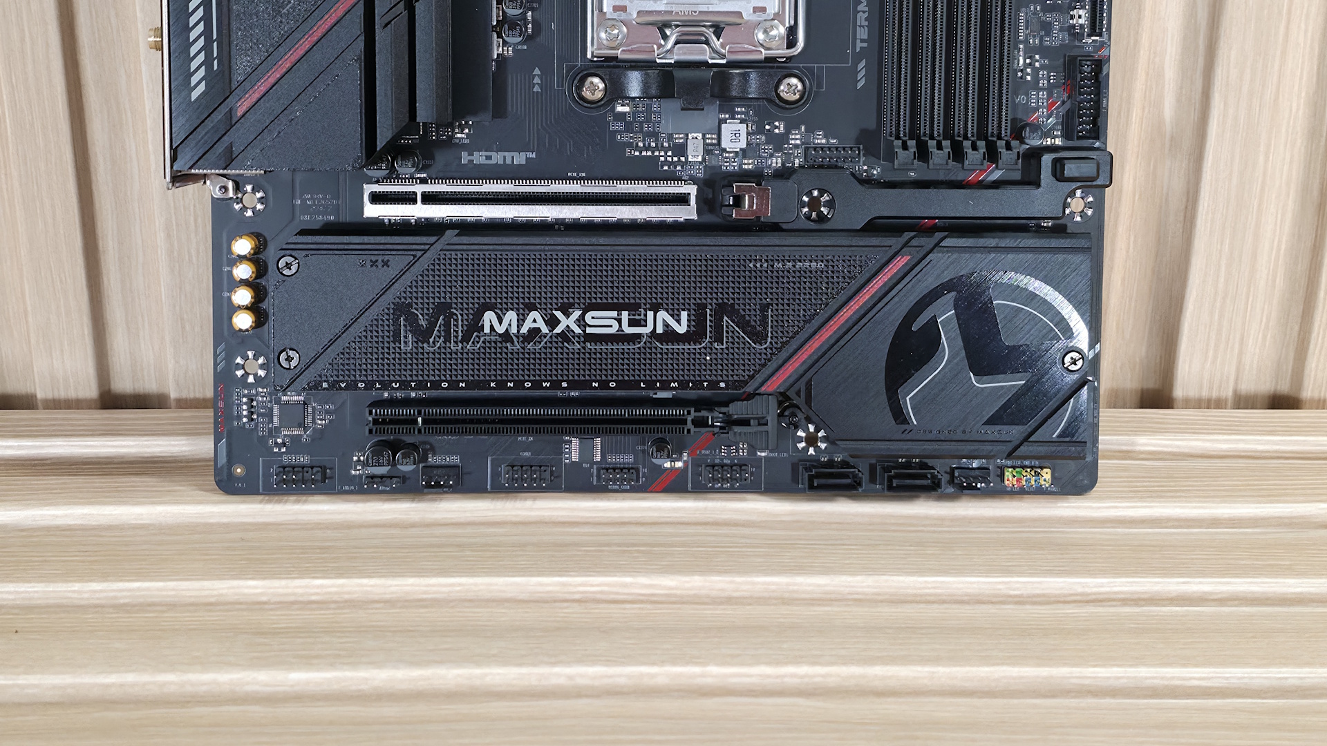 Maxsun Terminator B850M Pro II - bottom half
