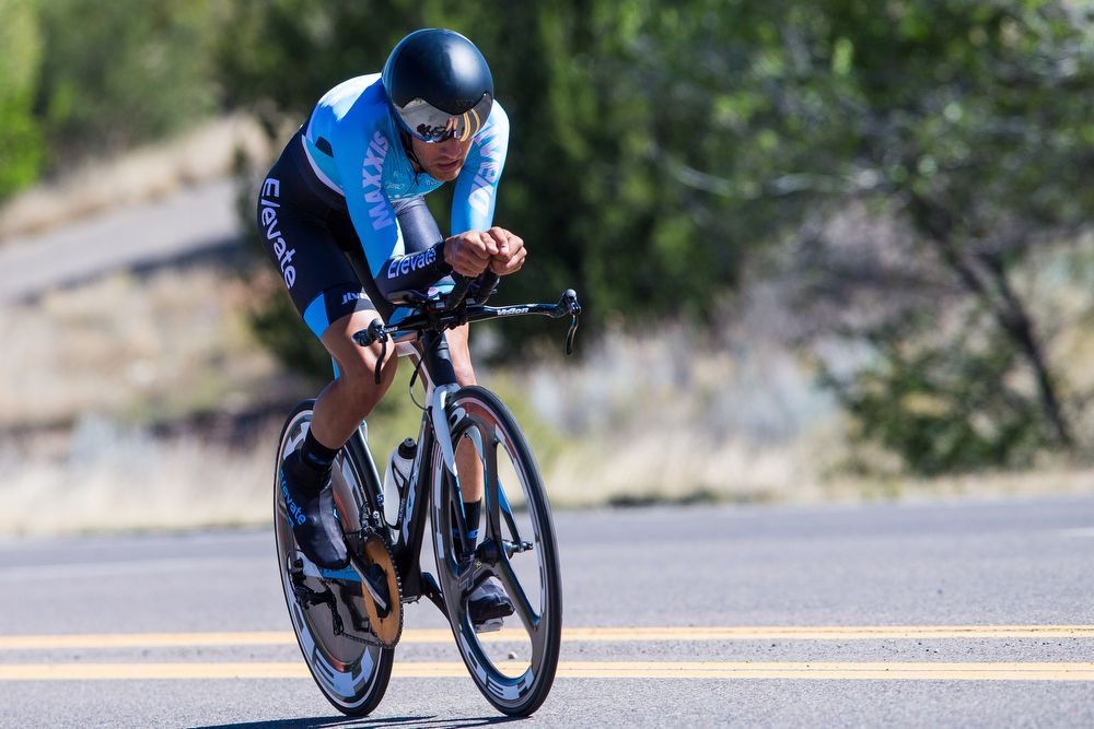 ames Piccoli (Elevate-KHS Pro Cycling) during stage 3 of the Tour of The Gila on April 20, 2018 in Silver City