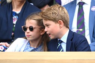 Prince George and Princess Charlotte at Wimbledon