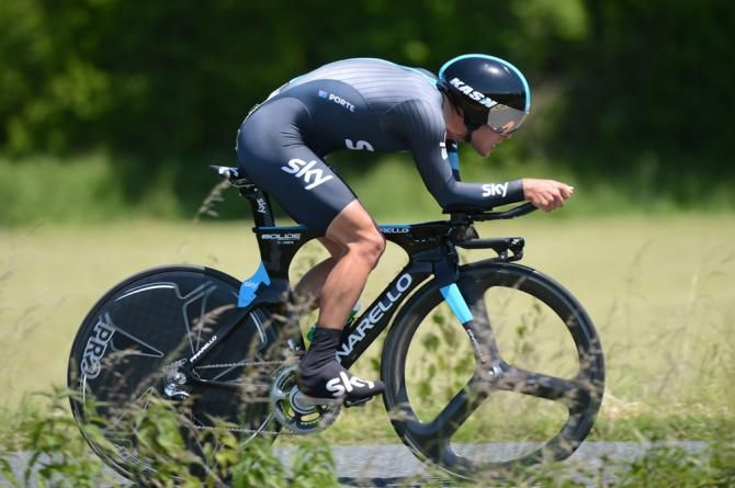 Richie Porte (Sky) moved into 5th overall after the Dauphin&eacute; time trial