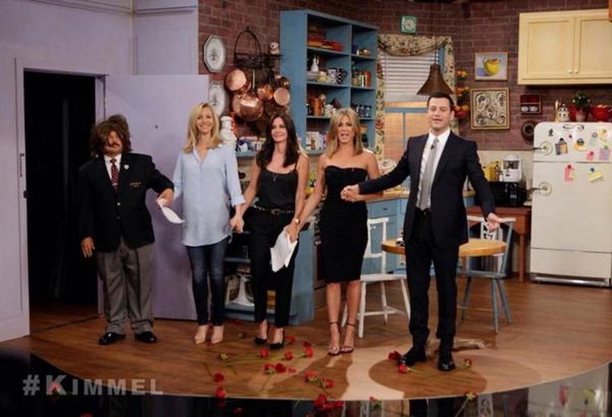 Watch the women of Friends reunite on Jimmy Kimmel Live