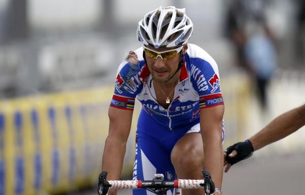 Tom Boonen (quick Step) finishes the stage
