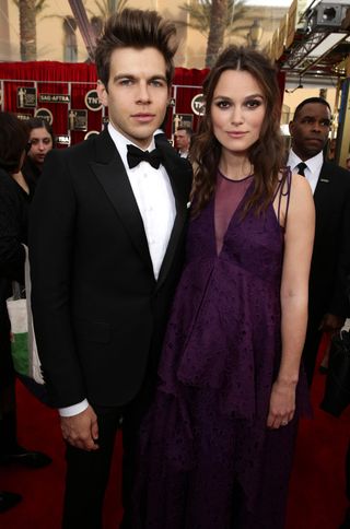 Keira Knightley & James Righton At The Screen Actors Guild Awards 2015