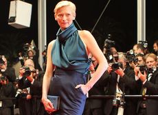 Tilda Swinton at Cannes premiere of We Need to Talk About Kevin