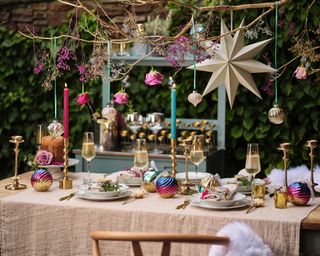 christmas tablescaping from wayfair
