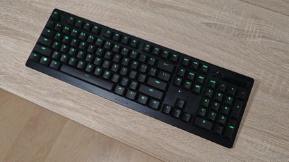 Razer Deathstalker V2 Pro review: gaming keyboard and mouse on a dark desk