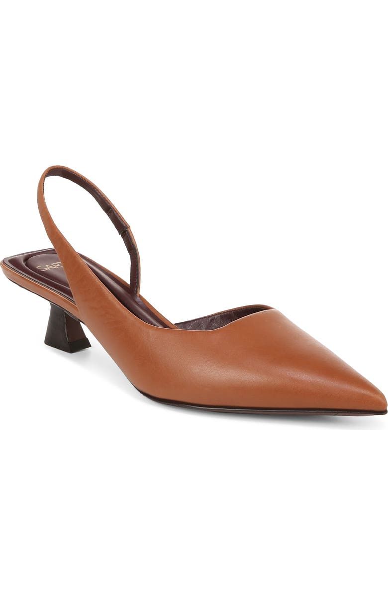 Devin Kitten Heel Slingback Pump