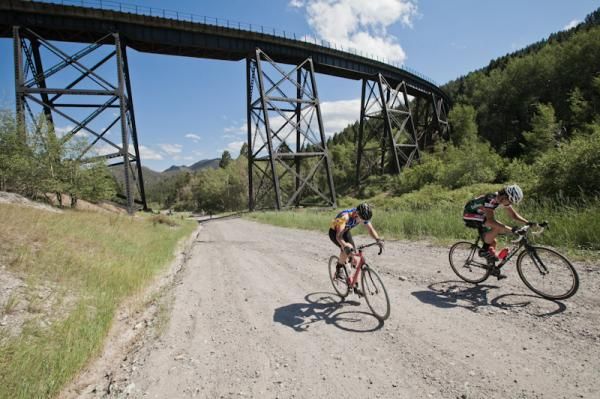 The roads offered plenty of opportunity for climbing