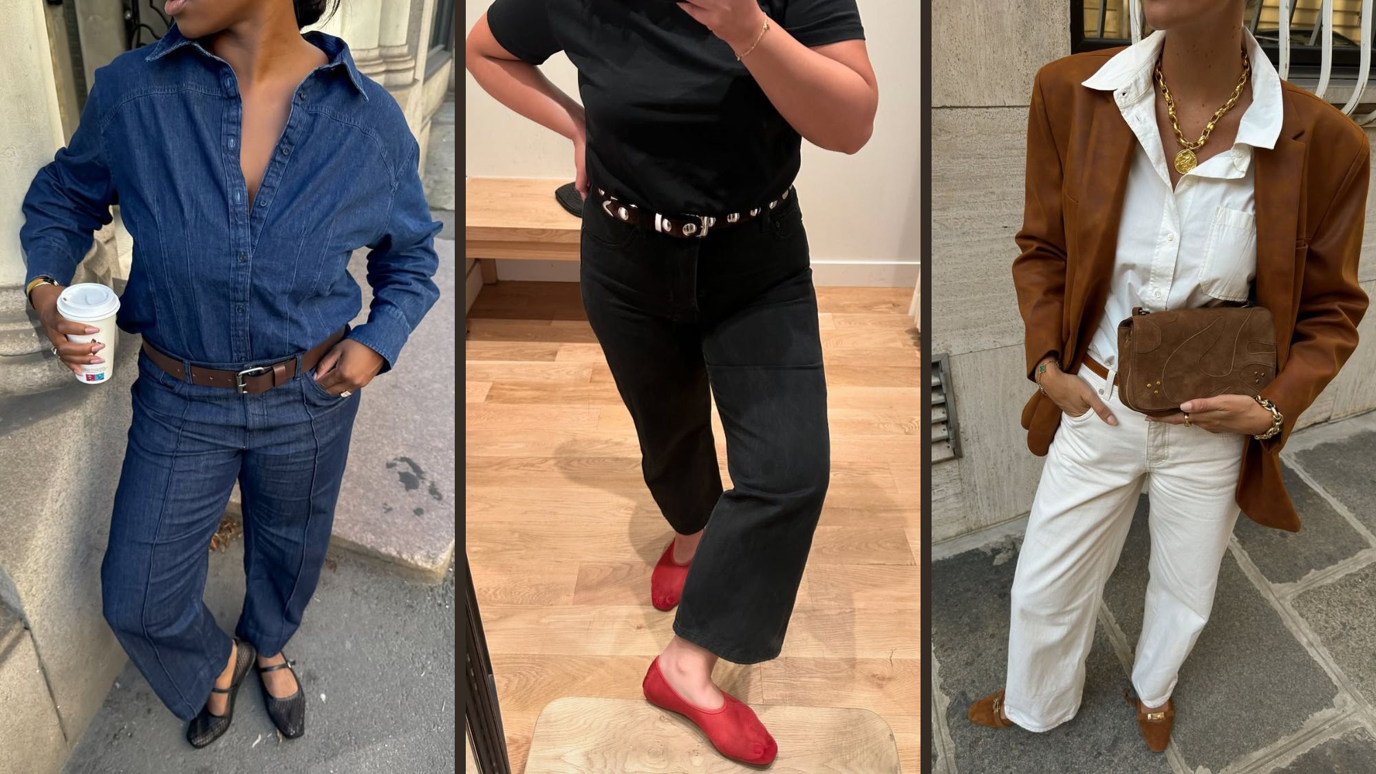 7 Jeans and Ballet Flats Outfits to Copy This Spring | Who What Wear