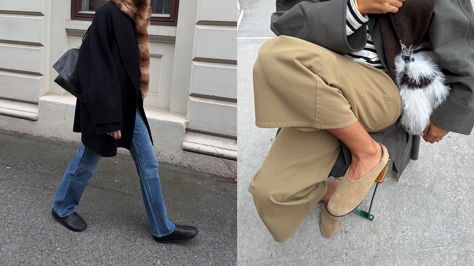 Influencers wearing 2026 shoe trends