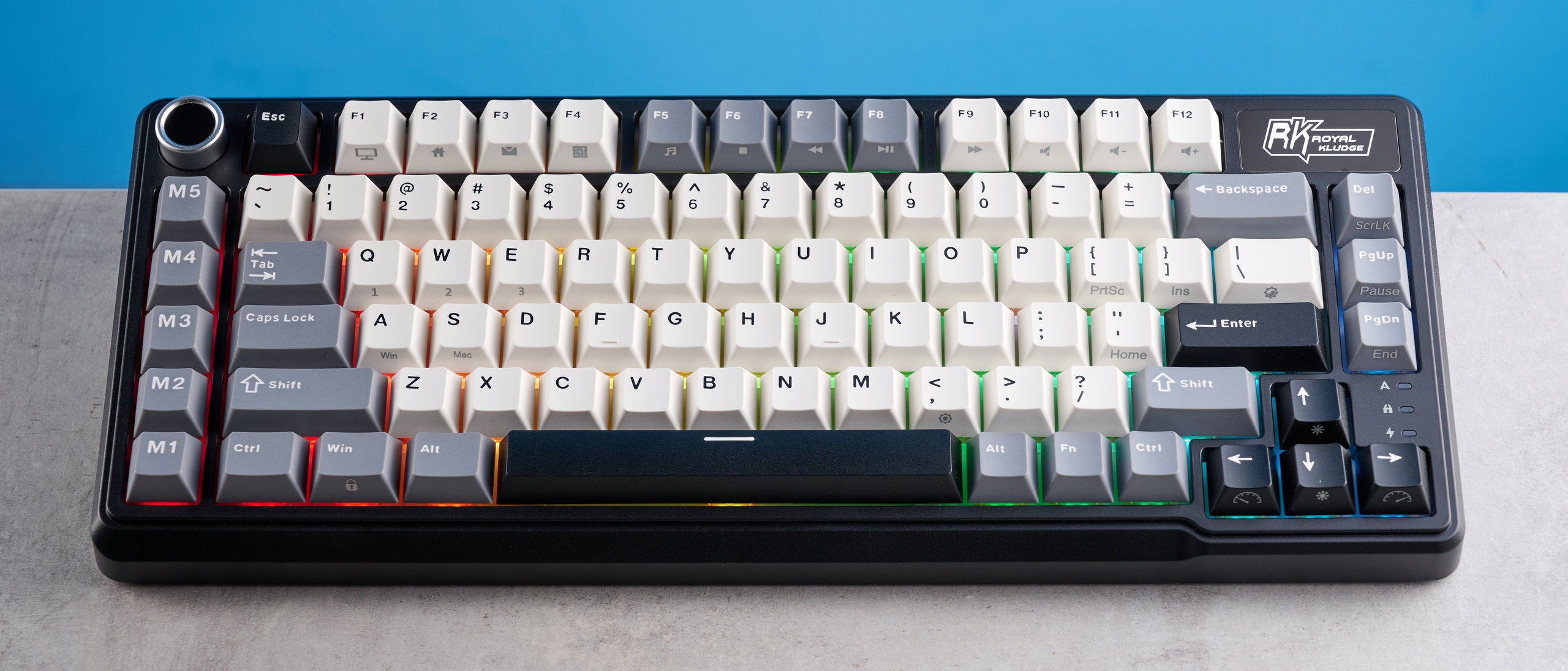 Royal Kludge L75 mechanical keyboard in black