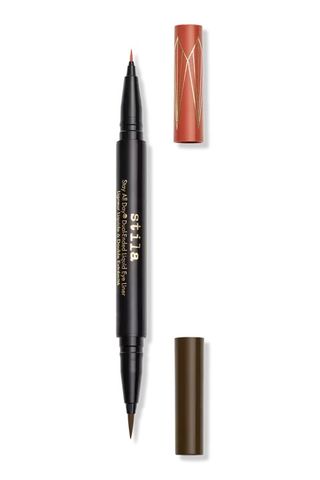 Stila Stay All Day Dual-Ended Liquid Eye Liner in Amber/Brown