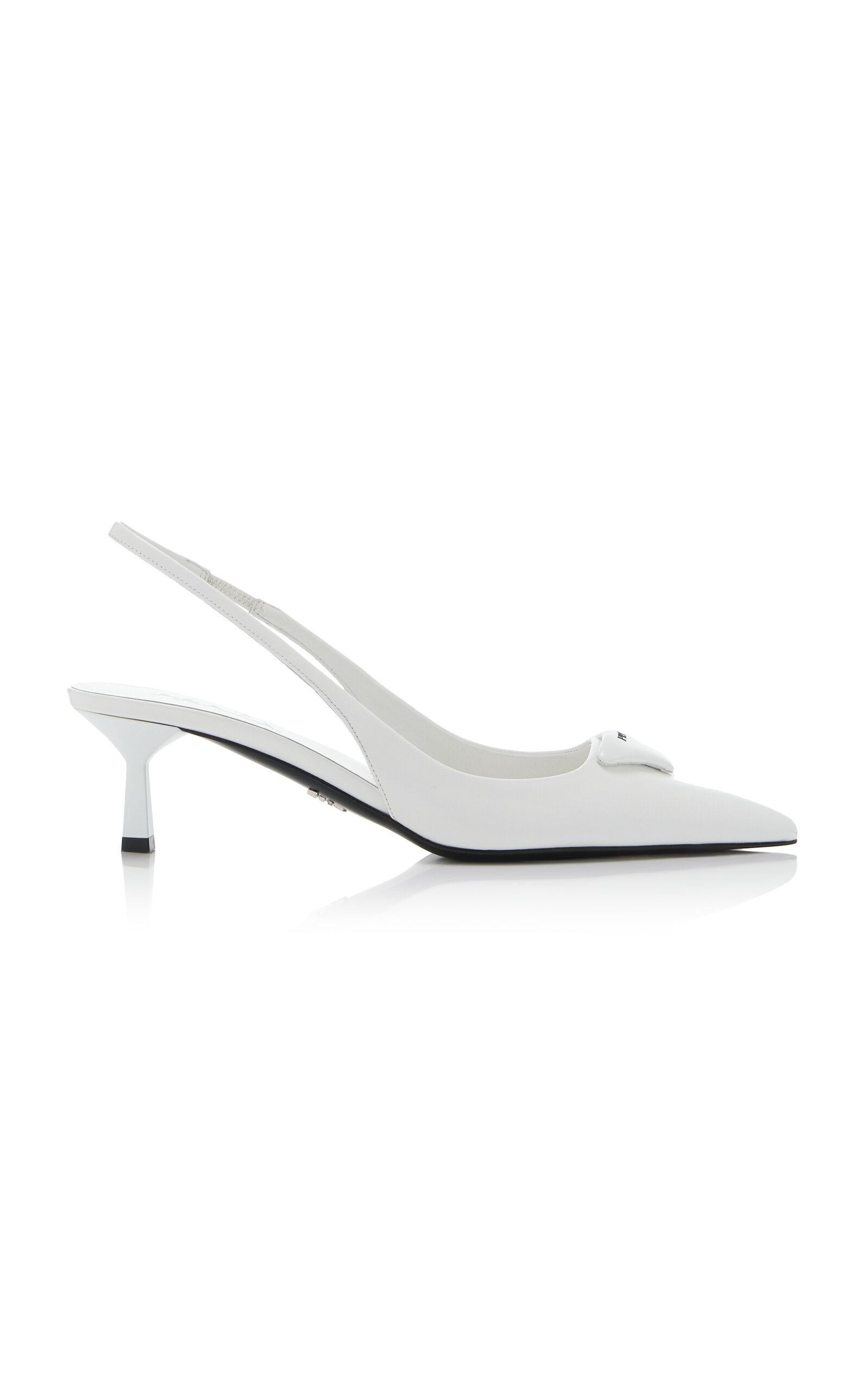 Leather Slingback Pumps