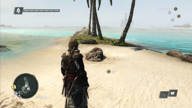 Black Flag Buried Treasure No. 10 location